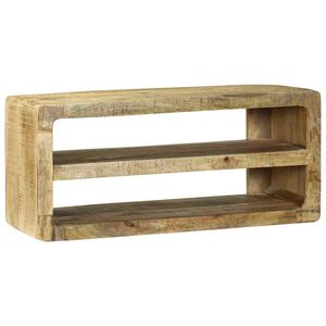vidaXL Mobile TV Marrone 80 x 32 x 36 cm Legno massello di mango