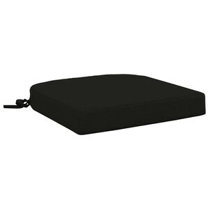 vidaXL Cuscino per sedile a 1 pezzo SOEST 100% Poliestere Nero