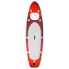 vidaXL Set Tavola da SUP Gonfiabile Rosso 300x76x10 cm