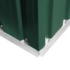 vidaXL Capanno da Giardino Verde Metallo