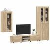vidaXL Set mobile TV con porta FLORIN Rovere Sonoma Legno multistrato