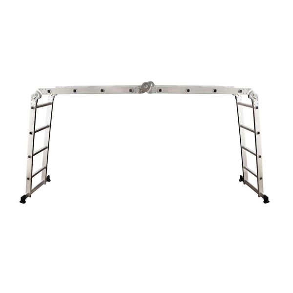 vidaXL Scala a pioli in alluminio 8 gradini 150 kg