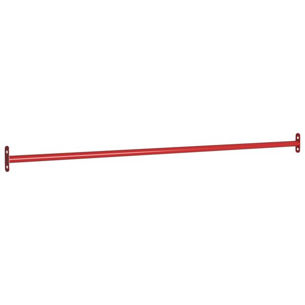 vidaXL Sbarre da Gioco 3 pz 125 cm in Acciaio Rosso