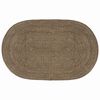 vidaXL Tappeti per area Nero 152 x 245 cm Juta