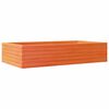 vidaXL Fioriera Giardino Marrone Cera 110x60x23 cm Legno Massello Pino