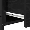 vidaXL Armadio da Notte con cassetto Rovere Nero 34 x 35,5 x 70 cm