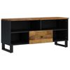 vidaXL Mobile TV 100x33x46cm Legno Massello Mango e Legno Multistrato