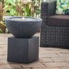 HEISSNER Fontana da Terrazza a Cubo 31x31x31 cm Nera