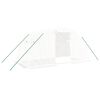 vidaXL Serra con Telaio in Acciaio Bianco 8 m&sup2; 4x2x2 m