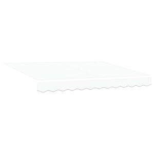 vidaXL Telo di ricambio per tenda da sole Bianco 280 x 245 cm