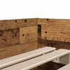 vidaXL Struttura del letto Legno vecchio 100 x 200 cm Pino massello