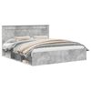 vidaXL Struttura del letto Grigio Cemento 180 x 200 cm
