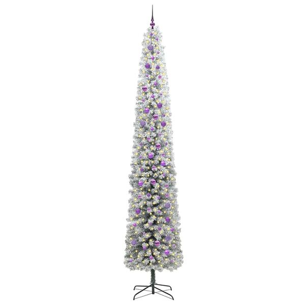 vidaXL Albero di Natale artificiale con 300 LED Verde 300 cm