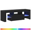 vidaXL Mobile TV 120 x 35 x 40 cm Rovere Nero Legno ingegnerizzato