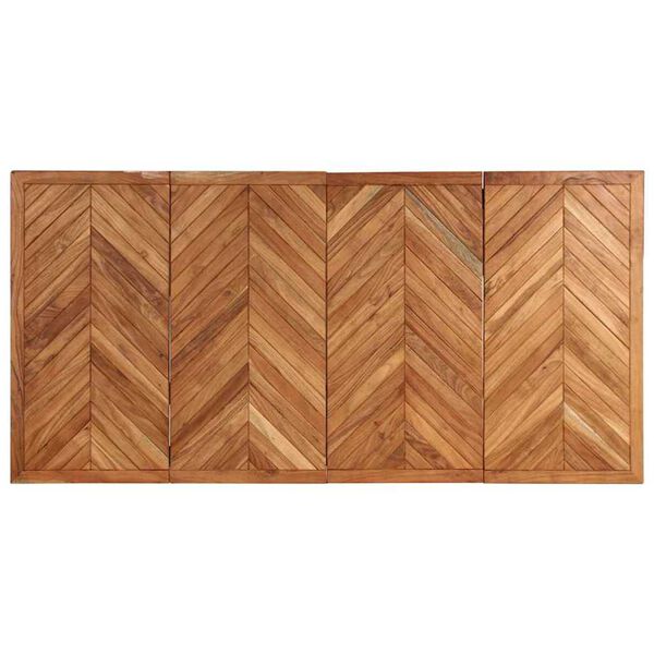 vidaXL Tavolo da Pranzo 180x90x75 cm in Legno Massello di Acacia