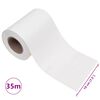 vidaXL Recinzione Frangivento 4 pz in PVC 35x0,19m Bianco