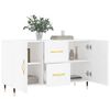 vidaXL Credenza Bianca 100x36x60 cm in Legno Multistrato