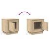 vidaXL Armadio da Notte 2 pcs Rovere Sonoma 44 x 34,5 x 45 cm