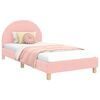 vidaXL Struttura letto bambini con testata Rosa 80 x 200 cm