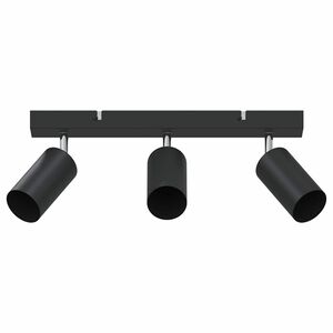 vidaXL Faretto da soffitto Nero 38 x 5,5 x 16,5 cm Metallo