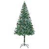 vidaXL Albero di Natale artificiale Verde 180 cm PVC e Acciaio