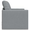 vidaXL Divano Letto da Terra 2 in 1 Grigio Chiaro 112x174x55cm Tessuto