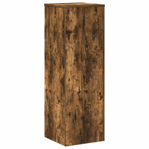 vidaXL Supporto per Piante Rovere Fumo 33x33x100 cm in Truciolato