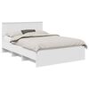 vidaXL Struttura del letto Bianco 140 x 200 cm Legno ingegnerizzato