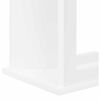 vidaXL Tavolino Bianco 35 x 25 x 50 cm Legno multistrato