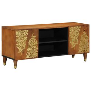 vidaXL Mobile TV Marrone miele 105 x 33 x 46 cm