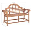 vidaXL Panca da Giardino 127x58,5x92,5 cm in Legno Massello di Teak