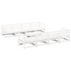 vidaXL Set Divani da Giardino 9 pz Bianco in Legno Massello di Pino