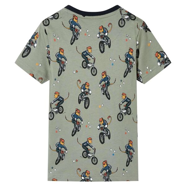 Pigiama da Bambino a Maniche Corte Cachi Chiaro 128