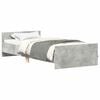 vidaXL Giroletto Grigio Cemento 90x190 cm in Legno Multistrato