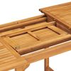 vidaXL Set da Pranzo da Giardino 5 pz in Legno Massello di Teak