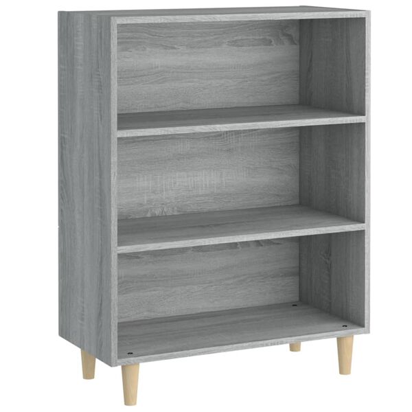 vidaXL Credenza Grigio Sonoma 69,5x32,5x90 cm in Legno Multistrato