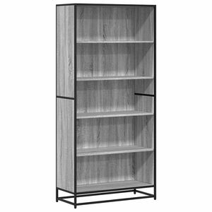vidaXL Libreria Grigio Sonoma 80,5x35x170,5 cm in Truciolato