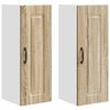 vidaXL Pannello lavastoviglie Kalmar 2 pz Rovere Sonoma