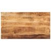 vidaXL Piano per Tavolo 110x60x2,5 cm Rettangolare Legno Mango Grezzo
