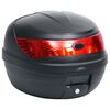 vidaXL Cassetta di Coda per Moto per Un Solo Casco 35 L