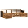 vidaXL Set di divani da esterno 5 pz