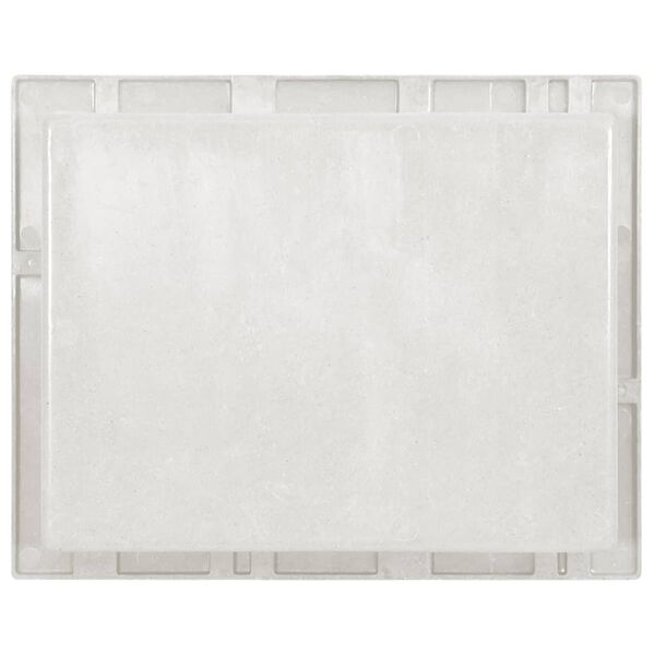 vidaXL Nicchia da Doccia in Bianco Opaco 41x51x10 cm