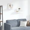 vidaXL Scaffali a Parete 2 pz Bianchi 40x23x3,8 cm in MDF