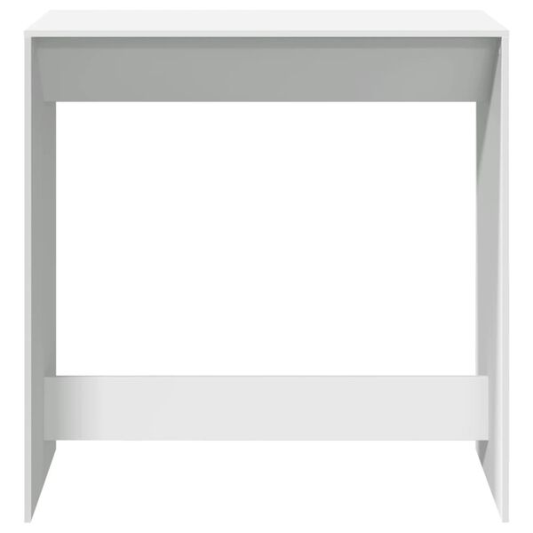 vidaXL Tavolo da Bar Bianco 102x50x103,5 cm in Legno Multistrato