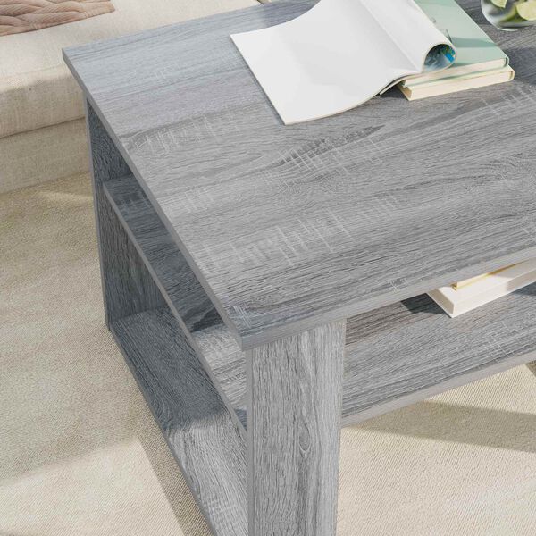 vidaXL Tavolino da salotto Grigio Sonoma 64 x 54 x 44 cm