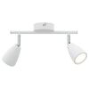 vidaXL Faretto da soffitto Bianco 25.5 x 8 x 15.5 cm Acciaio