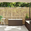 vidaXL Panca da Giardino con Cuscino Marrone 110x40x44cm in Polyrattan