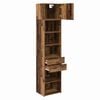 vidaXL Credenza Legno vecchio 50 x 42,5 x 225 cm Legno ingegnerizzato