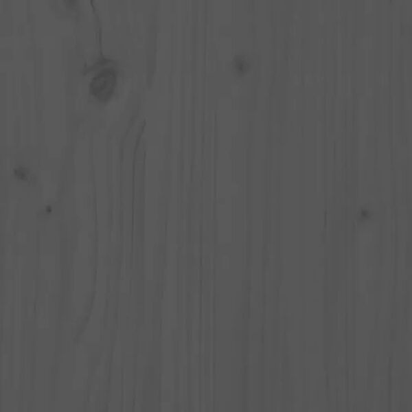 vidaXL Testiera per Letto Grigia 126x4x100cm in Legno Massello di Pino