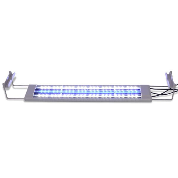 vidaXL Lampada LED per Acquario 50-60 cm in Alluminio IP67